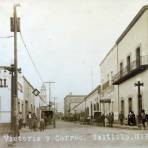 Calle Victoria y Correo foto Macias ( Circulada el 18 de Julio de 1912 ).