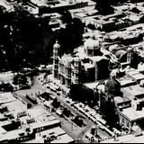 Vista aérea sobre la Basílica de Guadalupe
