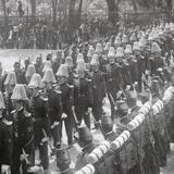 Militares durante las fiestas de Primer Centenario de la Independencia (1910) - Ciudad de México, Distrito Federal