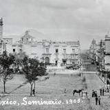 Ciudad de México, Distrito Federal. . Calle Seminario (1903)