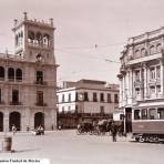 Plaza de La Constitucion Ciudad de México. ( Circulada el 1 de Noviembre de 1920 ).