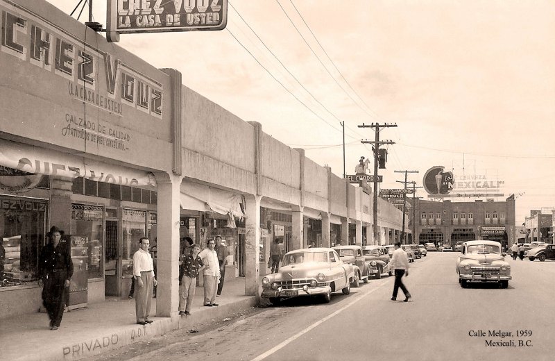 Fotos de Mexicali, Baja California, México: Mexicali, Calle Melgar, 1959